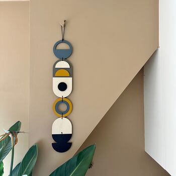 Geometric Modern Wall Art Wall Hanging Multicolour, 3 of 10