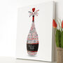 Personalised 30th Birthday Champagne Word Art, thumbnail 6 of 10