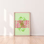 Capricorn Zodiac Typography Print, thumbnail 4 of 6