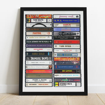 34th Birthday Gift Music From 1992 Personalised Print, 5 of 9