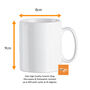 Personalised Name Painted Fox Office Gift Mug, thumbnail 3 of 4