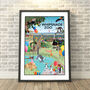 Whipsnade Zoo Birthday, Bedfordshire Travel Print, thumbnail 1 of 4