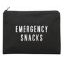 'Emergency Snacks' Black Pouch, thumbnail 4 of 5