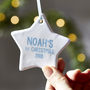 Personalised Baby's First Christmas Decoration, thumbnail 3 of 7