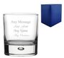 Personalised Bubble Base Whisky Glass In Gift Box, thumbnail 1 of 6