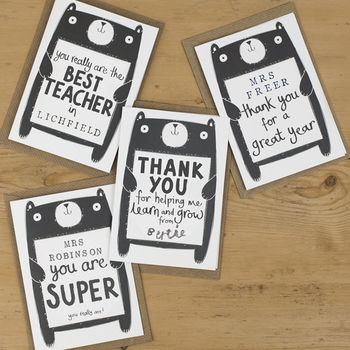Best Teaching Assistant Personalised Thank You Card, 2 of 2