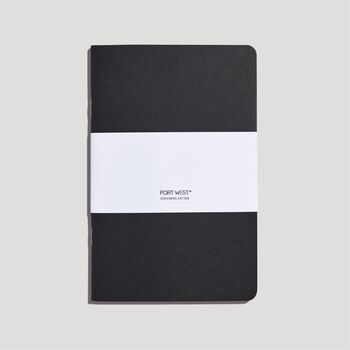100% Recycled Paper Notebook / Black, 2 of 6