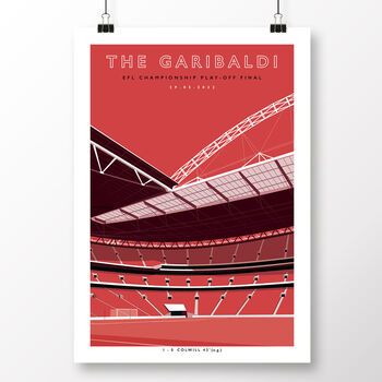 Nottingham Forest The Garibaldi Wembley Poster, 2 of 8