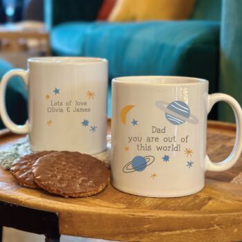 Personalised Out Of The World Dad Mug, 2 of 3