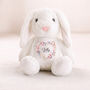 Personalised Baby Bunny Soft Toy Gift, thumbnail 1 of 10
