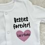 Personalised Twin Baby Grows | Twin Gifts, thumbnail 3 of 9