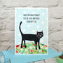 'Cat' Personalised Birthday Card, thumbnail 1 of 3