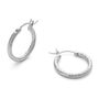 Gold Or Silver Twist Huggie Hoop Earrings, thumbnail 5 of 9