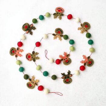Felt Reindeer Garland, 2 of 2