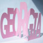 3D Welded Name Birthday Card, thumbnail 4 of 5