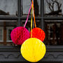 Colourful Honeycomb Set Party Decorations, thumbnail 4 of 5