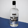 King Of Dad Jokes Gin/Vodka Alcohol Bottle, thumbnail 1 of 5