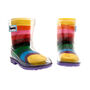 Squelch Transparent Wellies And Three Sock Set Sunshine, thumbnail 5 of 7