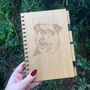 Personalised British Bulldog Engraved Notebook, thumbnail 1 of 2