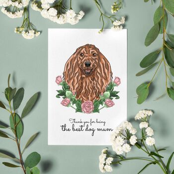 Custom Valentine's Day Card For Afghan Hound Owner, 7 of 12