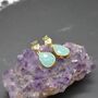Amazonite Green Amethyst Earrings, thumbnail 3 of 6