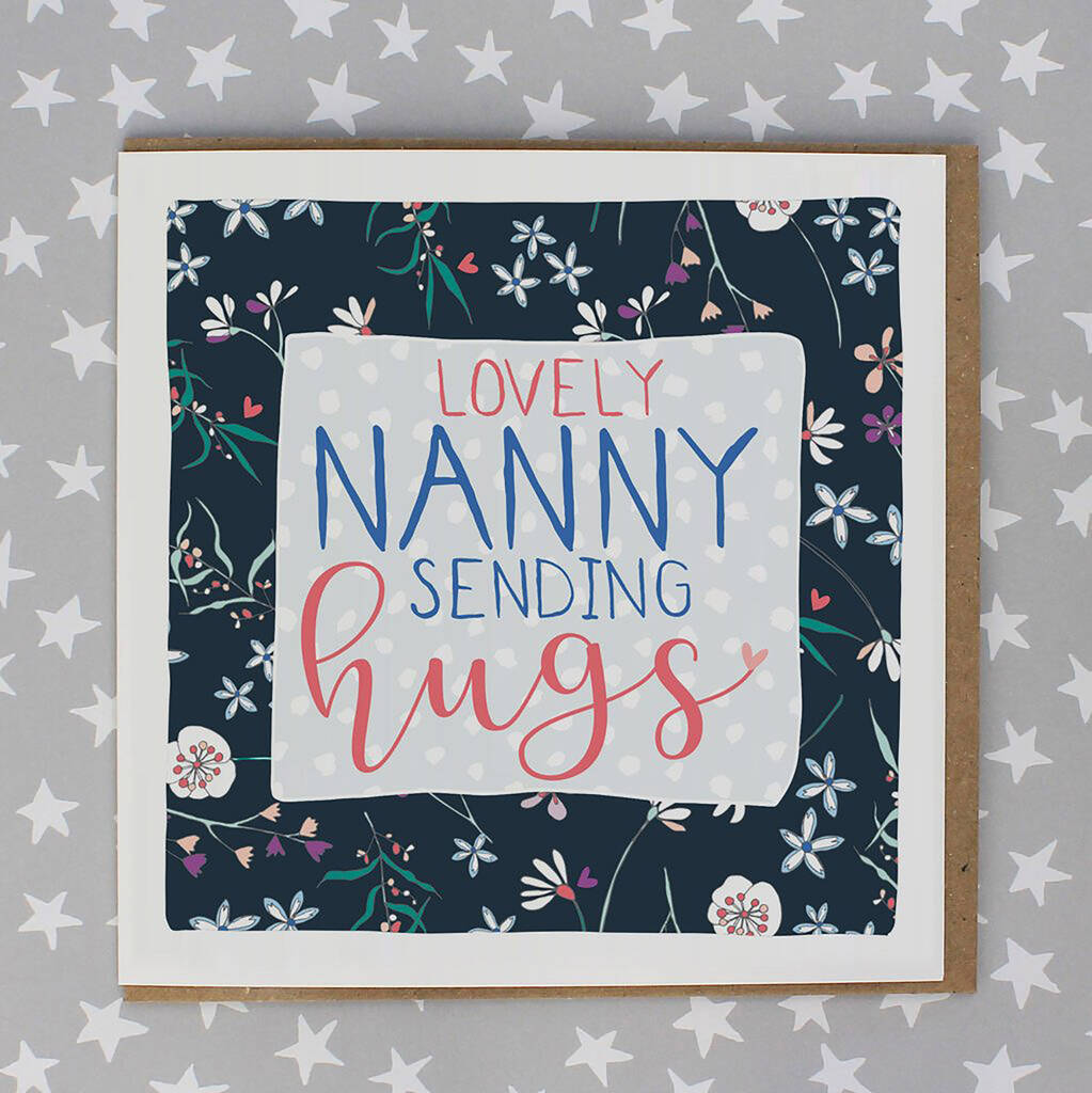 Birthday Greetings Card For Nanny