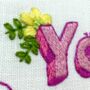 Positivity Beginners Embroidery Kit, thumbnail 11 of 12