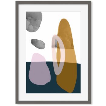 Modern Shapes Collage Art Print, 3 of 6
