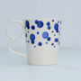 Blue And White Espresso Mug, Bubbles, thumbnail 1 of 3