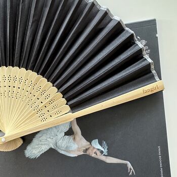 Custom Folding Hand Silk Fan Women Gift, 2 of 12