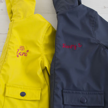 Personalised Children's Raincoat, 2 of 2