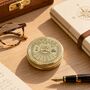 Personalised 100 Year Brass Calendar Compass, thumbnail 7 of 12