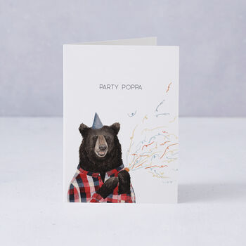 'Party Poppa' Card, 3 of 3