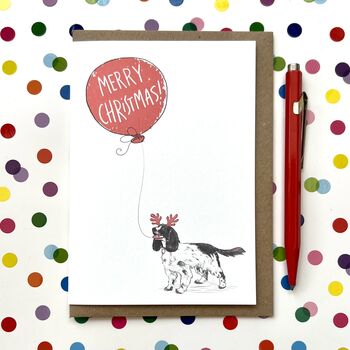 Cocker Spaniel Christmas Card, 5 of 6