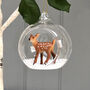 Christmas Glass Deer Bauble, thumbnail 2 of 4