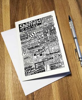 Sheffield Landmarks Greetings Birthday Card, 4 of 5