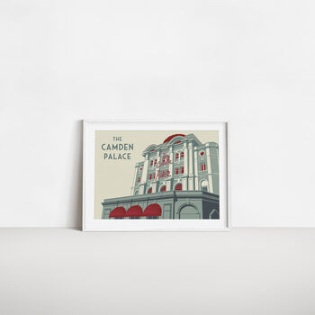 Camden Palace London Travel Poster Art Print, 4 of 8