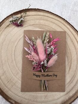Happy Mothers Day Dried Flower Card, 3 of 6