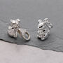 Mouse Solid Sterling Silver Charm, thumbnail 2 of 8