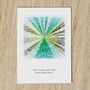 Personalised Favourite Song Abstract Art Music Card, thumbnail 3 of 9