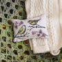 British Bird Print Herbal Sleep Pillow, thumbnail 3 of 4