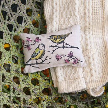 British Bird Print Herbal Sleep Pillow, 3 of 4