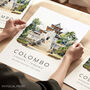 Sri Lanka Colombo City Travel Print, thumbnail 1 of 7