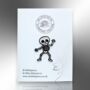 Dancing Baby Skeleton Enamel Lapel Pin Badge, Halloween Brooch, Gifts For Kids, thumbnail 4 of 8
