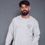 Personalised Handwriting Message Breast Pocket Sweatshirt, thumbnail 1 of 4