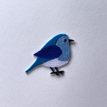 Blue Bird Iron On Patch, 2 of 3