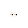 September Sapphire Birthstone 18k Gold Vermeil Stud Earrings, thumbnail 1 of 2