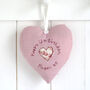 Personalised 21st Birthday Hanging Heart Gift For Her, thumbnail 6 of 7