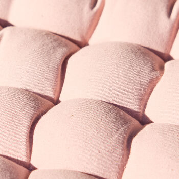 Blush Pink Padded Garden Mattress Cushion, 4 of 6