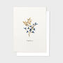 Blue Flower Botanical Postcard Baptisia, thumbnail 2 of 4